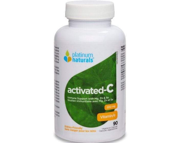 Platinum Naturals Activated-C 200 mg Vegetarian Capsules
