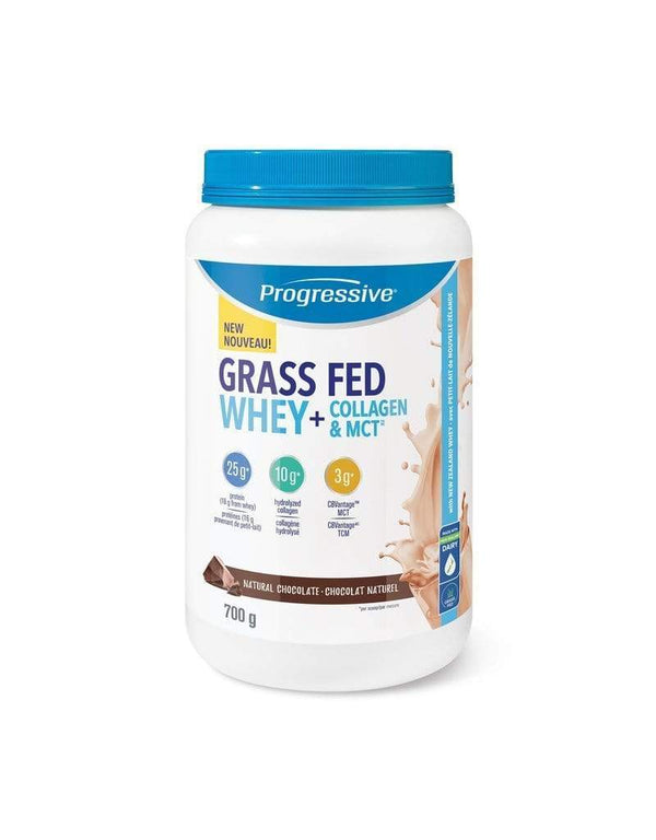 Progressive Grass Fed Whey + Collagen & MCT, Chocolate