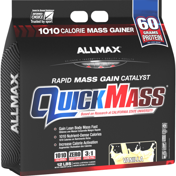 ALLMAX QuickMass 바닐라 12파운드