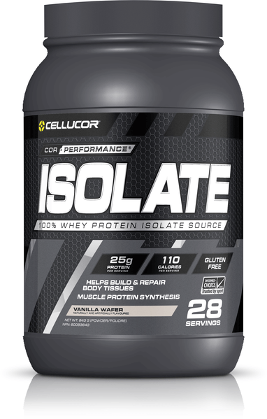 Cellucor Cor-Performance Isolate Whey Protein Vanilla Wafer 28 Servings
