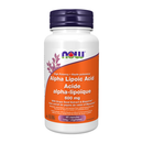 NOW, حمض ألفا ليبويك، 600 ملجم، 60 كبسولة على شكل حرف V