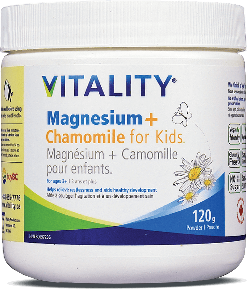 바이탈리티 마그네슘 + 카모마일 어린이용 파우더 120g