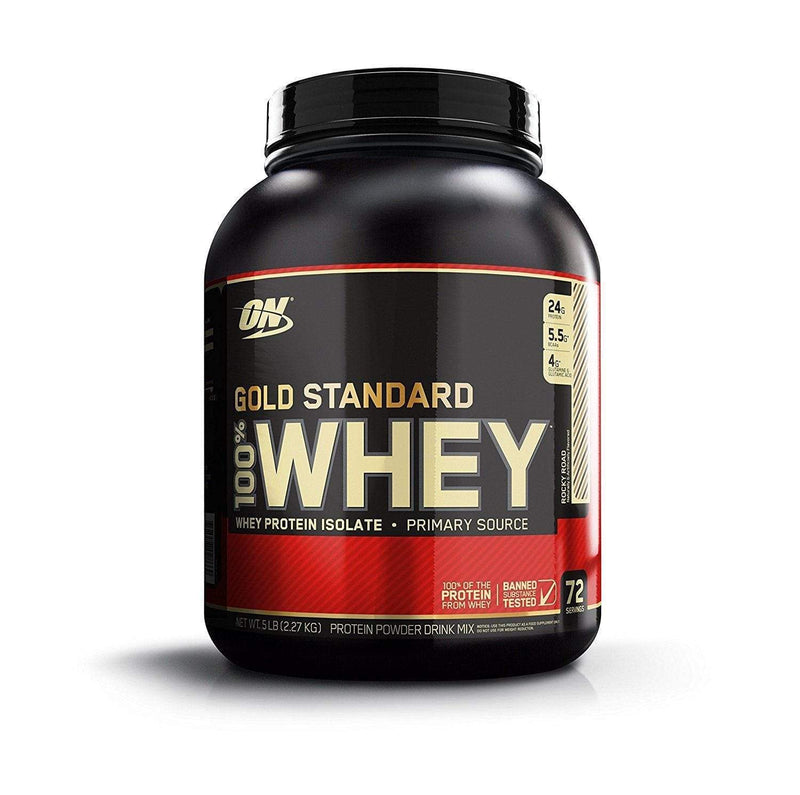 Optimum Nutrition, Gold Standard 100% Whey, Rocky Road, 2.27 kg (5 lbs)