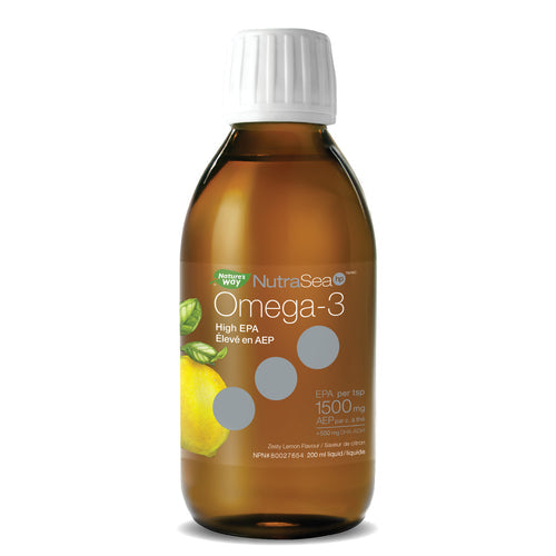 NutraSea HP، أوميغا 3 قوة إضافية EPA، الليمون الحامض، 200 مل