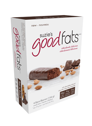 Suzie's Good Fats Rich Chocolatey Almond (Box of 4)