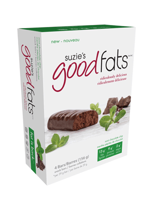 Suzie's Good Fats Mint Chocolate Chip (Box of 4)