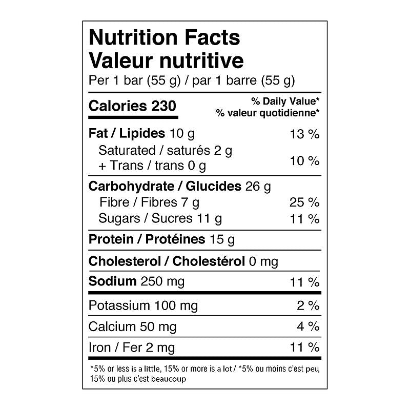 Genuine Health, Fermented Vegan Proteins Bar, Peanut Butter Chocolate, 660g (Box of 12 x 55g)