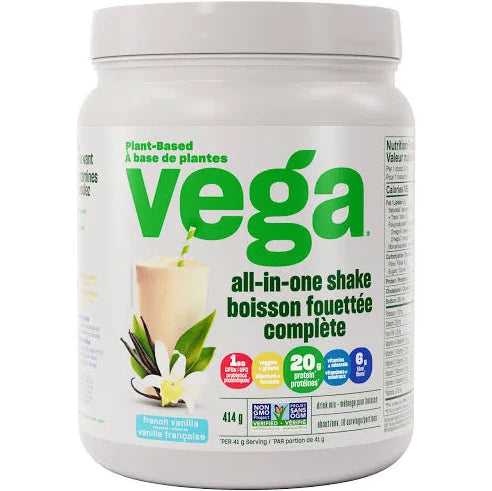 Vega, All-in-One Shake, French Vanilla, Small (414g)