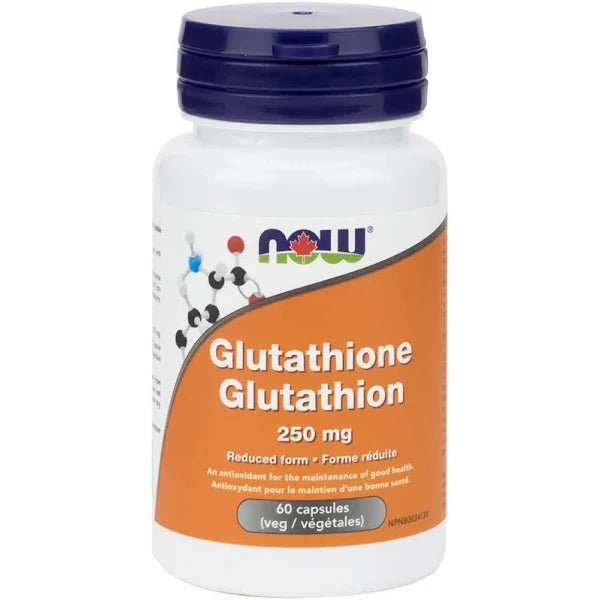 NOW, Glutathione, 250mg, 60 Veg capsules