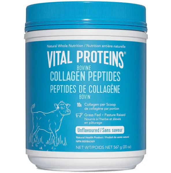 Vital Proteins, 소 콜라겐 펩타이드, 무맛, 567g(20oz)