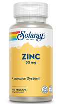Solaray, زنك، 50 ملجم، 100 كبسولة نباتية