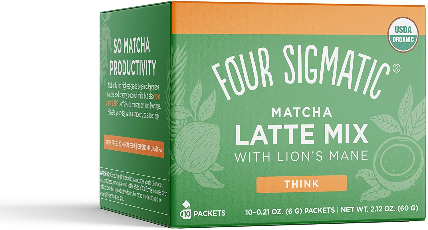 Four Sigmatic Mushroom Matcha Latte with Maitake 10 x 6 g Packets