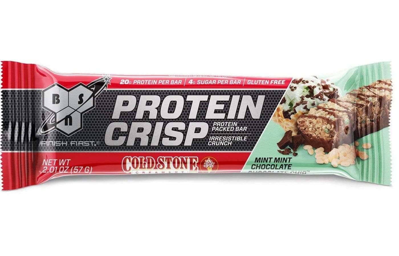 BSN Protein Crisp +Cold Stone Bars Mint Chocolate Chip