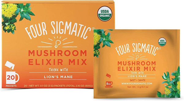 Four Sigmatic Lion's Mane Mushroom Elixir Mix 20 x 3 g Packets