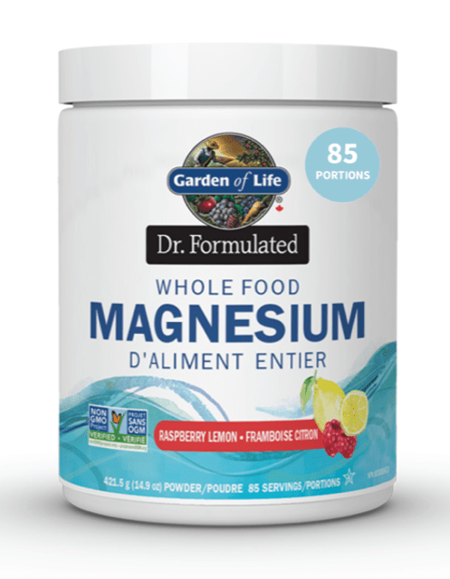 Garden of Life Dr. Formulated Whole Food Magnesium Raspberry Lemon 85 Servings