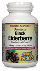 Natural Factors Sambucus Black Elderberry